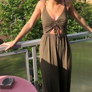 Forest Green Jumpsuit